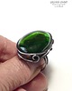 pierścionki - różne Zielony pierścień Magiczny Zieleń to kolor nadziei Szklany handmade 3