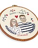 Ślub - inne Personalizowana pamiątka ślubna/zaręczynowa , haft w oprawie vintage 1