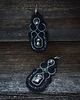kolczyki soutache Czarne- kolczyki sutasz 3