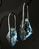 kolczyki swarovski Surowe kolczyki kryształ Swarovski - Rough Aquamarine 1