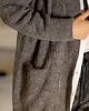 kardigany damskie Kardigan z kieszeniami - gray 4