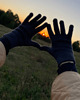 rękawiczki GIBONY -  dziane 100% wełniane rękawiczki - 5 palców Rozmiar S 4