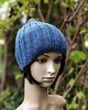 czapki damskie Ombre denim / czapka z jedwabiem 2