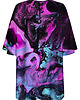 t-shirt damskie DR.CROW T-shirt Damski Oversize Neon Marble 1