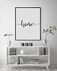 plakaty Plakat, grafika Home - napis 1