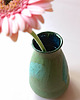 wazony Ceramiczny wazon zieleń i turkus 3