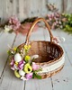 koszyki wielkanocne Wielkanocny koszyczek na święconkę, koszyczek z dekoracją 1