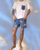 piżamy damskie Spodenki unisex do spania bokserki w koty 1