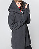 bluza z kapturem damska Bluza asymetryczna Assassin UNDERWORLD grafitowa 1