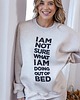 bluza bez kaptura damska Bluza Biggie Lazy Days Beż Melanż 2