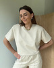 t-shirt damskie T-Shirt Move crop poduchy mocca melange 2