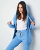 bluza z kapturem damska Augustów FUN - błękitna bluza rozpinana odCZAPY 4