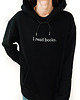 bluza z kapturem damska Bluza unisex: I read books. 5