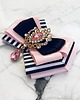 broszki Brosza  z różową  ozdobą w stylu glamour  NEW 6