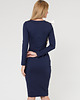sukienki midi damskie  Sukienka granatowa YY100162_RAL5013_9016 4