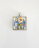 wisiory 6835  Kolorowy Wisiorek Słoń - Naszyjnik Folk Art Boho - Zwierzęta 5