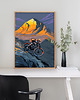plakaty Kolarstwo górskie - zachód słońca - plakat 50x70 cm 3