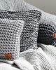 poduszki plecione Prostokątna poszewka bawełniana handmade 7