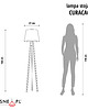 lampy do pokoju dziecka Drewniana lampa stojąca na trójnogu CURACAO VELUR KIDS do pokoju dziecięcego 7