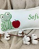 poduszki do pokoju dziecka Personalizowany prezent dla dziecka - imienna poduszka z żabką 1