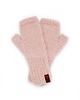 rękawiczki damskie Mitenki rękawiczki bez palców pudrowy róż 1