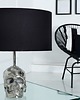 lampy stołowe Lampa stołowa Skull czaszka czarna chrom 44cm 2