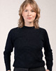 czapki damskie Sweter Damski JENOT Czarny 100% Wełna Merino 1