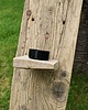 świeczniki i świece Świecznik drewniany, stara deska loft japandi /19/ rękodzieło handmade 2