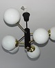 lampy wiszące Modernistyczny żyrandol, lata 70 5