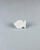 biżuteria męska Pin Broszka z Porcelany Origami Rybka Mała 1