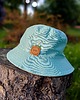czapki damskie Czapka bucket maruna 2