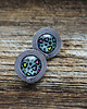 kolczyki soutache Szara Pantera -kolczyki sutasz z motywem panterki 4