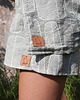 koszule damskie  Koszula lniana w liście handmade 4