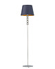 lampy podłogowe Czarna lampa podłogowa w stylu glamour do salonu SEUL GOLD 6