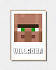 obrazy i plakaty do pokoju dziecięcego Minecraft plakat "Villager" 1