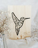 Ozdoby na ścianę BOX DIY String art  KOLIBER  kreatywny zestaw zrób to sam 1
