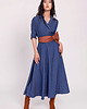 sukienki maxi damskie Długa sukienka -  SUK173 jeans 1