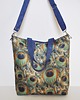 torby na ramię Torba hobo XXL - print pawie pióra 2