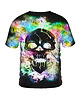 t-shirty męskie Męski T-shirt DR.CROW Neon Skull 1