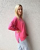 bluza z kapturem damska Bluza damska, oversize "Landrynkowa" 1