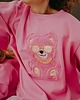 bluza bez kaptura damska Bluza oversize Chloe Teddy dla mamy i taty 3