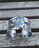 bransoletki wire wrapping Kwiatowa  - bransoletka regulowana 4