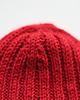 czapki damskie Czapka z wełny i alpaki czerwona 3