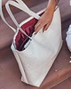 torby na ramię Shopper MODENA M Kość słoniowa CroCo 7
