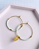 kolczyki - inne Mint & Gold Kolczyki w Stylu Boho 2