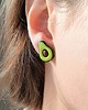 kolczyki z masy plastycznej Kolczyki z awokado prezent dla osoby kochającej warzywa ,boho 3