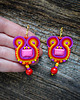 kolczyki soutache Etniczne i kolorowe kolczyki soutache 3