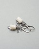 kolczyki wire wrapping Róże - cream rose vol. 7 - kolczyki 3