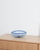 miski i misy Misa szklana niebieska, duński design, lata 60, produkcja: Holmegaard 6