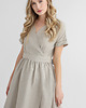 sukienki midi damskie Lniana Sukienka JASMINE NATURAL 4